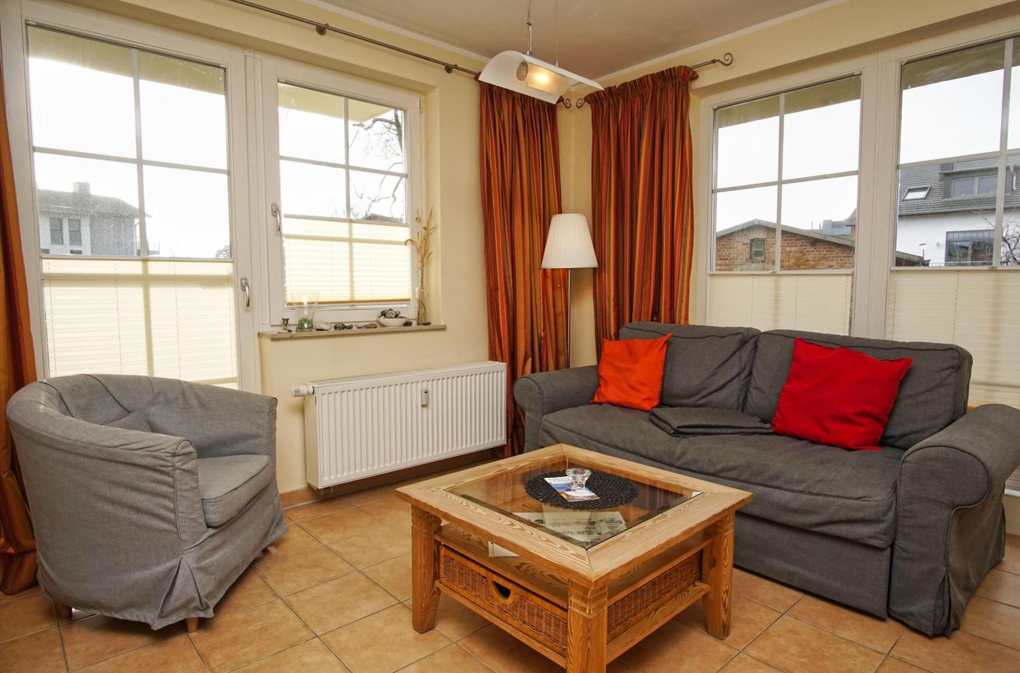 Strandvilla Böck FeWo 10 strandnah, Balkon, Meerblick Glowe Exteriör bild